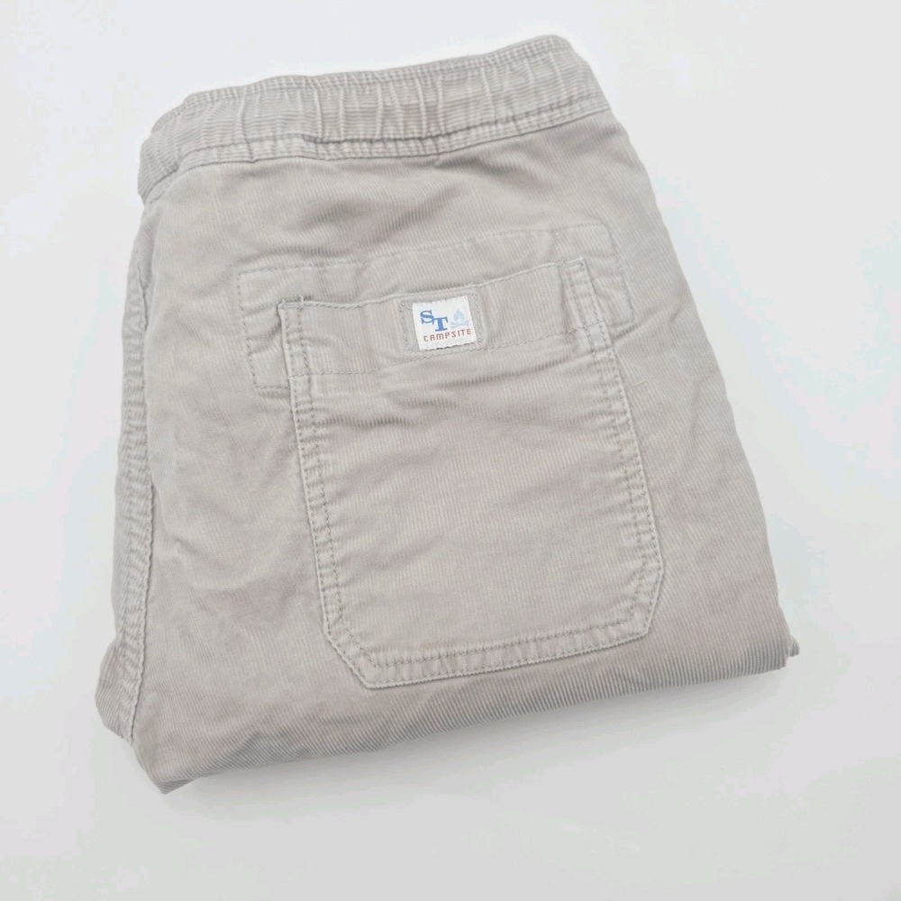 Men's Campsite Corduroy Pants Southern Tide Beige Medium 34X30 Drawstring